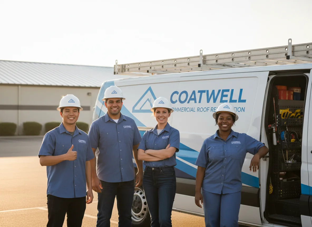 Commercial roof coating company in Garden City, AL